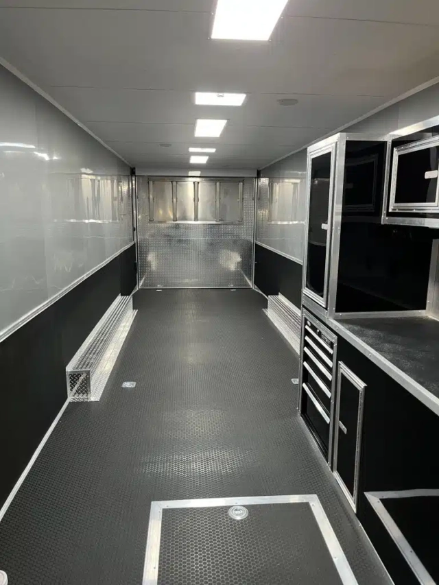 Enclosed Car Trailer 2025 34ft. w/Large Corner Bathroom, Electric Awning, Aluminum Wheels, & More! 0178 - Image 2